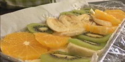 творожный торт с фруктами без выпечки