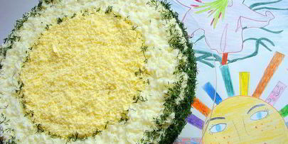 закусочный сырно-сливочный торт с курицей