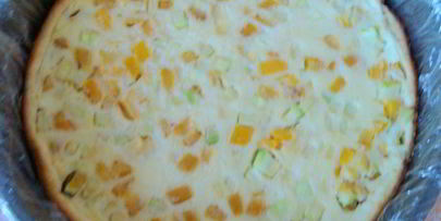 закусочный сырно-сливочный торт с курицей