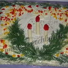 Рецепт Закусочный торт с тунцом