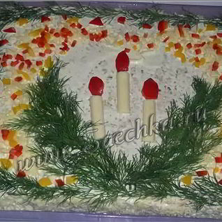 Закусочный торт с тунцом