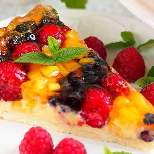 Желейный торт Фруктовый Новый год