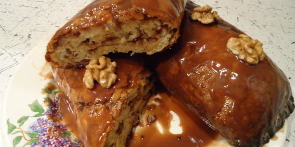 Рецепт творожно-шоколадный рулет