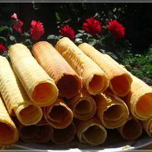 Рецепт Вафельные трубочки