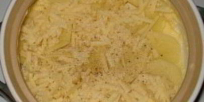 выпечка из сыра и картофеля