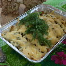 Рыбная запеканка