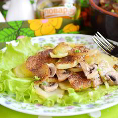 Запеканка с грибами