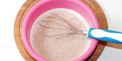 гречневая запеканка с карамельными яблоками