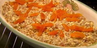 гречневая запеканка с творогом и курагой