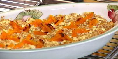 гречневая запеканка с творогом и курагой