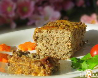 Гречнево-печеночная запеканка