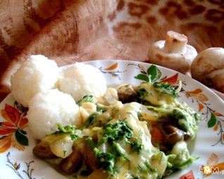 Грибная запеканка