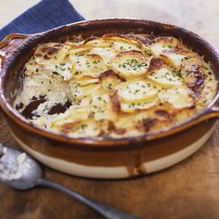 Рецепт Картофельная запеканка с белыми грибами