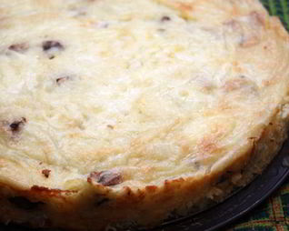 Картофельная запеканка с грибами