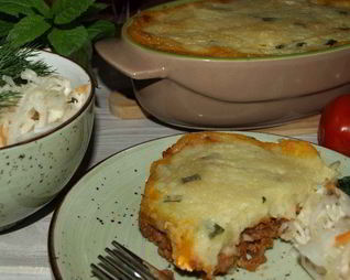 Картофельно-мясная запеканка