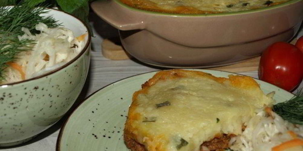 Рецепт картофельно-мясная запеканка