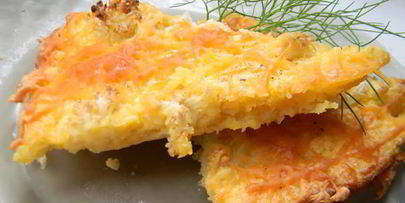 кукурузная запеканка с цветной капустой