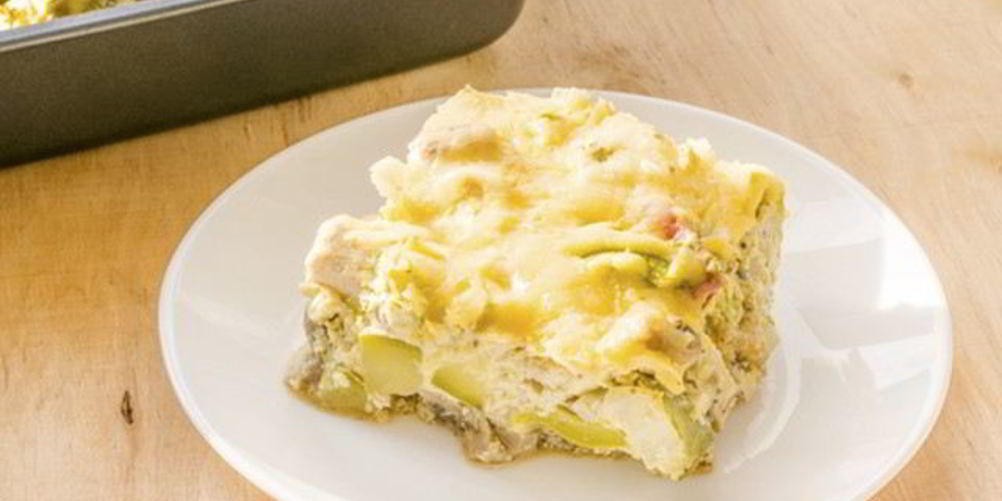 Рецепт куриная запеканка с кабачками