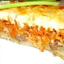 Рецепт Лапшевник с мясом