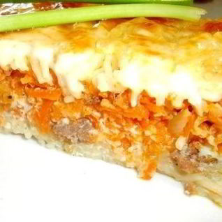 Лапшевник с мясом