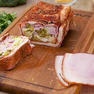 Мясная запеканка с брокколи