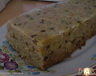 Мясная запеканка с рисом и овощами