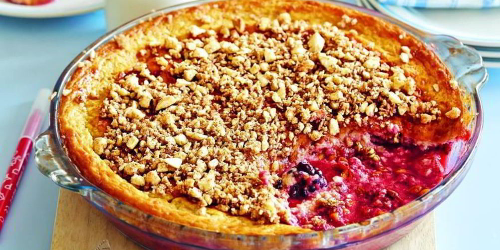 Рецепт простой запеканки с ягодами