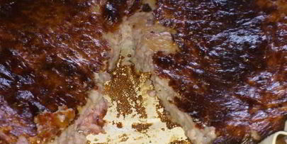 рисовая запеканка с малинками