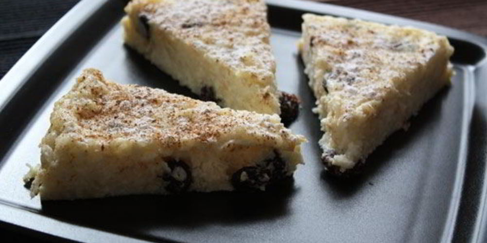 Рецепт рисовая запеканка с творогом