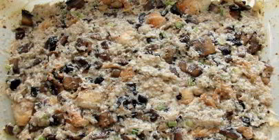 сытная грибная запеканка