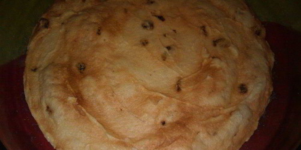 Рецепт творожная запеканка с изюмом