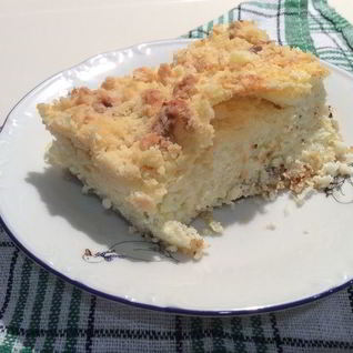 Творожная запеканка с кокосом