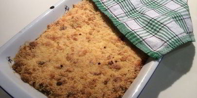 творожная запеканка с кокосом