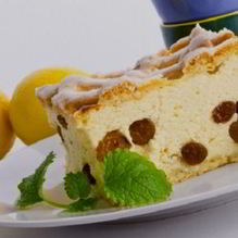 Рецепт Творожной запеканки с лимонома