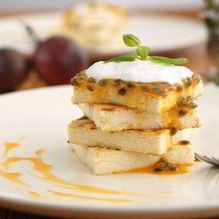 Рецепт Творожная запеканка с маракуйей