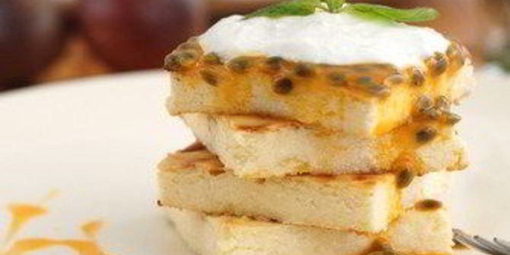 Рецепт творожная запеканка с маракуйей