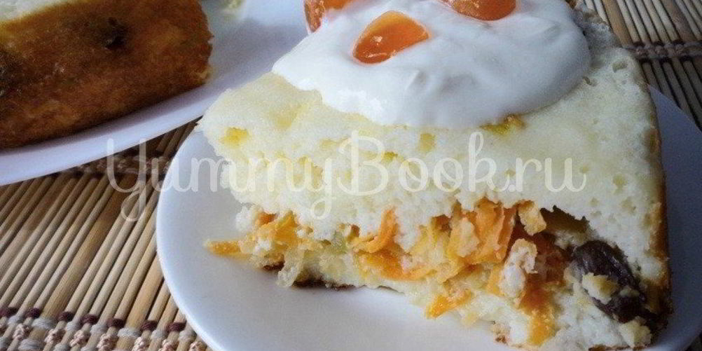 Рецепт творожная запеканка с начинкой из мультиварки