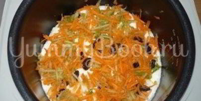 творожная запеканка с начинкой из мультиварки