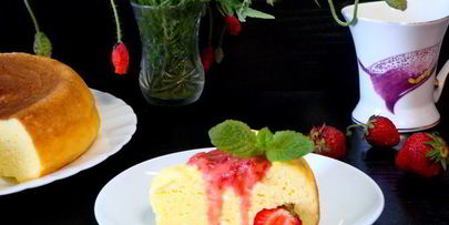 творожная запеканка с соусом