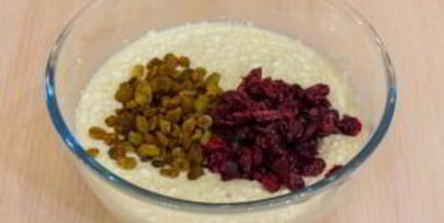 творожная запеканка с цукатами