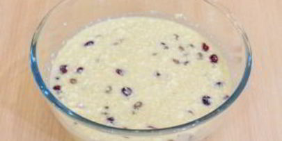 творожная запеканка с цукатами