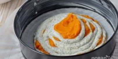 творожная запеканка с тыквой и маком