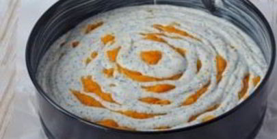 творожная запеканка с тыквой и маком