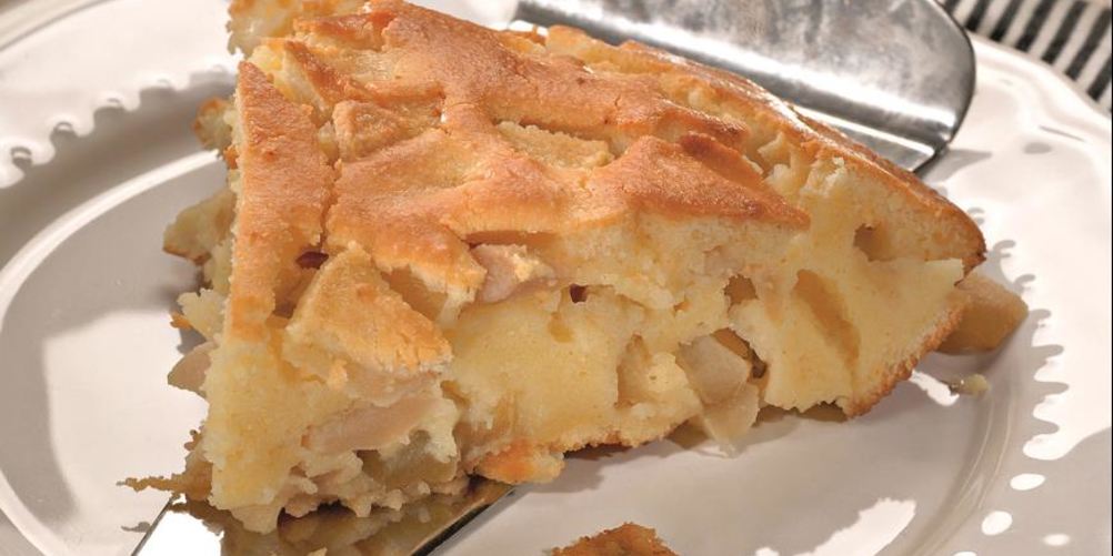 Рецепт творожная запеканка с яблоками