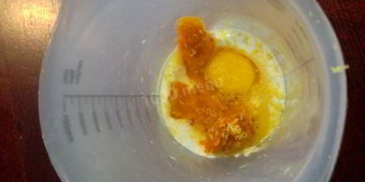 творожная запеканка с замороженными ягодами и тыквой