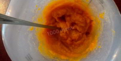 творожная запеканка с замороженными ягодами и тыквой