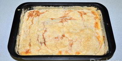 творожная запеканка со штрейзелем