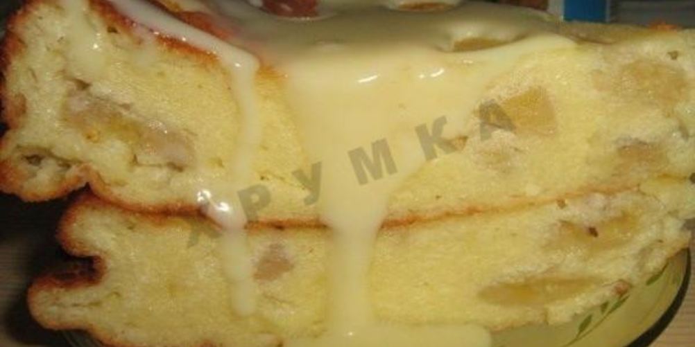 Рецепт творожно-банановая запеканка