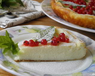 Вкусная творожная запеканка