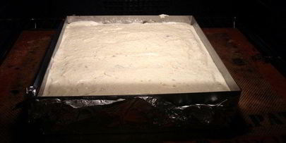 воздушная запеканка с изюмом и орешками